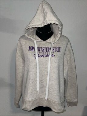 Northwestern State University Demons Light Gray Pullover Hoodie